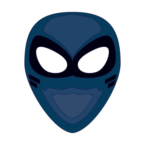 Superhero mask character — Stock Vector