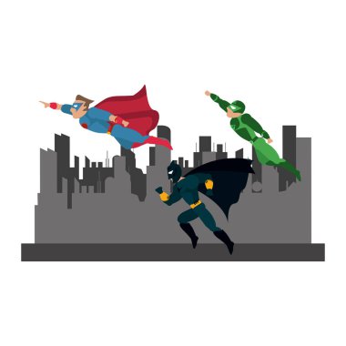 Superheros çift karakter