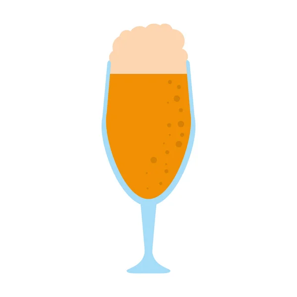Стакан пива — стоковый вектор