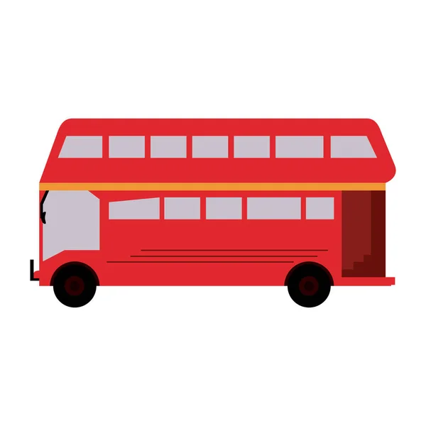 Londons Busfahrzeug — Stockvektor