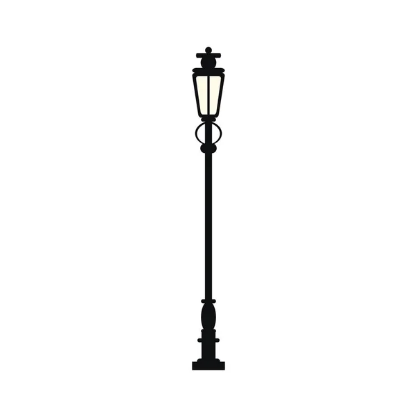 Candeeiro vintage Streetlight — Vetor de Stock