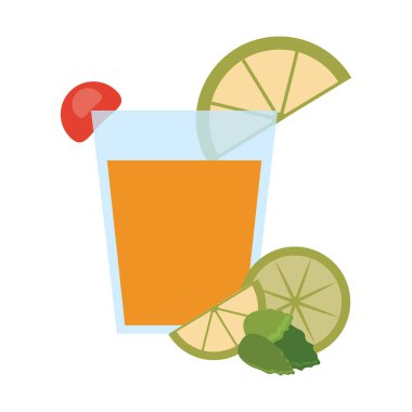 limon ve kiraz kokteyl