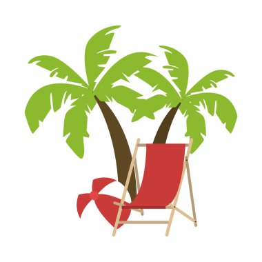 Plaj ve yaz konsepti