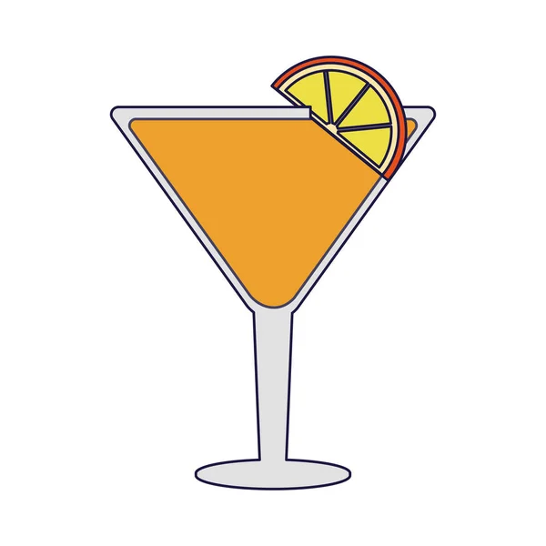 Чашка коктейльного напитка — стоковый вектор