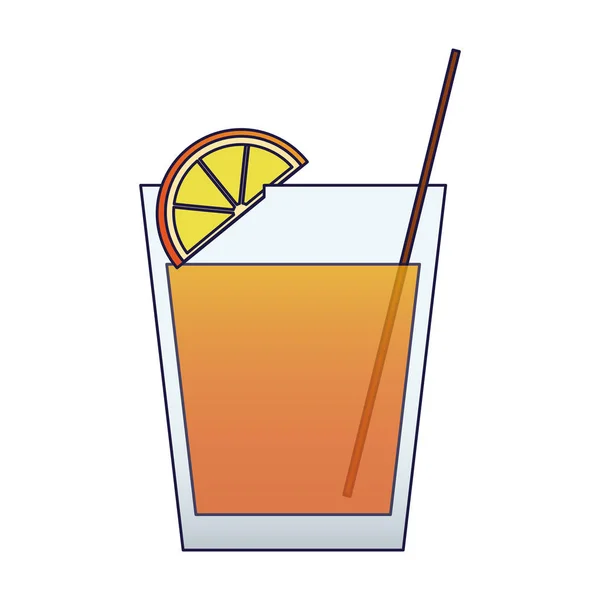 Cocktail drink cup — Stock Vector