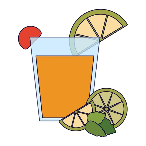 Cocktailbecher — Stockvektor