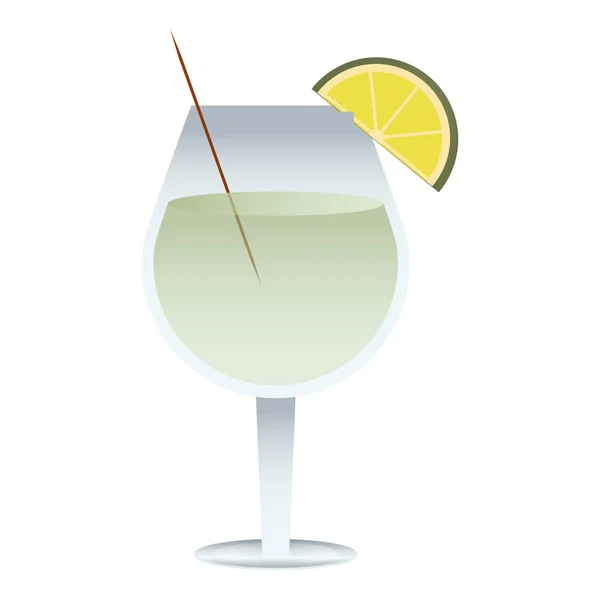 Copo de bebida cocktail —  Vetores de Stock