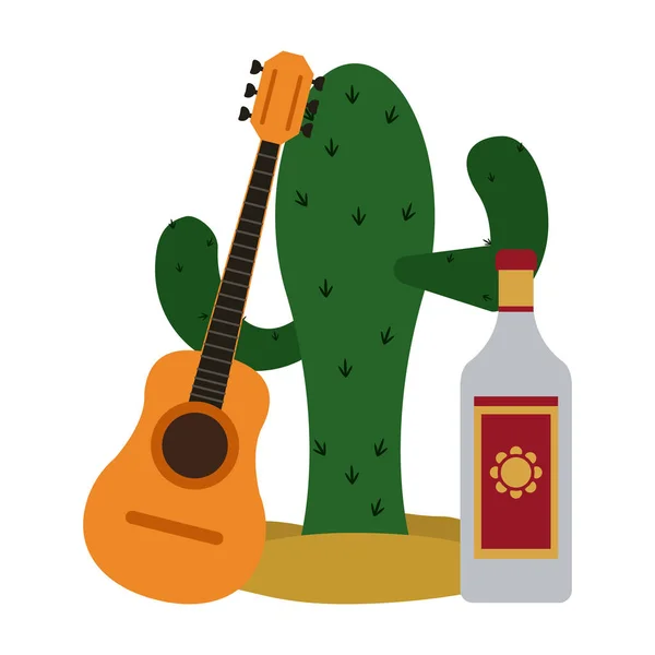 Tequila boisson mexicaine — Image vectorielle