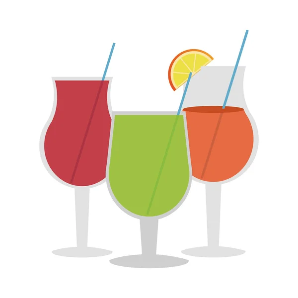 Cocktails and drinks — Stock Vector