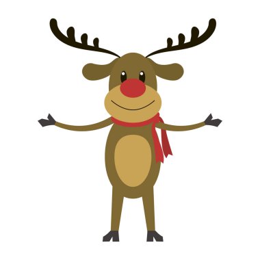 Noel reindeer cartoon