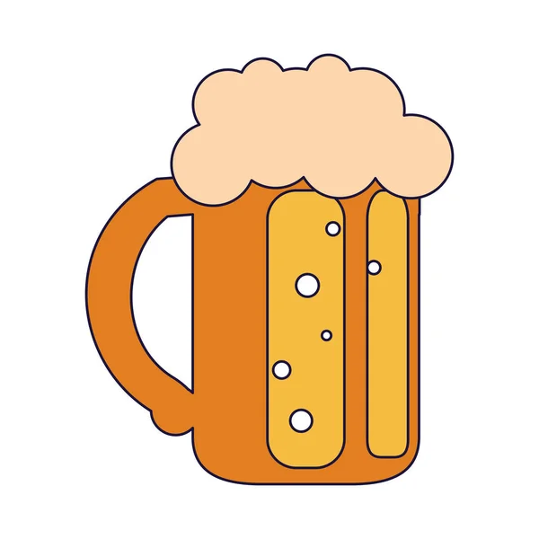 Cerveza símbolo taza — Archivo Imágenes Vectoriales