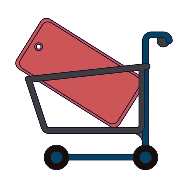 Bevásárló kosár-szimbólum — Stock Vector