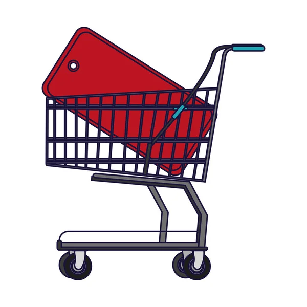 Símbolo carrito — Vector de stock