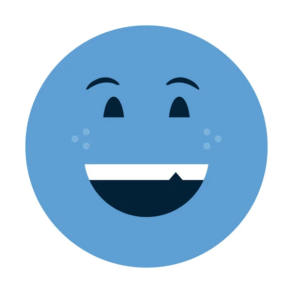 Chat emoji emoticon — Stock Vector
