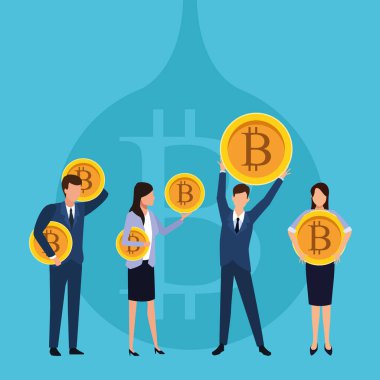 cryptocurrency iş ekip çalışması