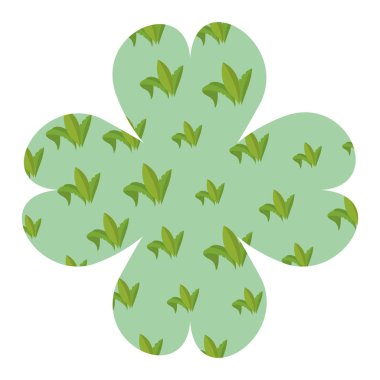 Çerçeve vektör çizim grafik tasarım şeklinde yaprakları çiçek