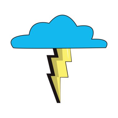 Kesek ve ray 90s vektör çizim karikatür