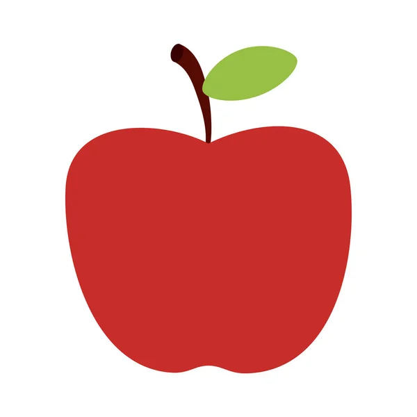 Illustration Vectorielle Isolée Des Aliments Aux Pommes Graphisme — Image vectorielle