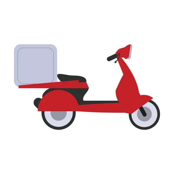 Entrega Rápida Logística Diseño Gráfico Ilustración Vectores Scooter — Archivo Imágenes Vectoriales