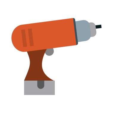 inşaat izole araç vektör çizim grafik tasarım matkap