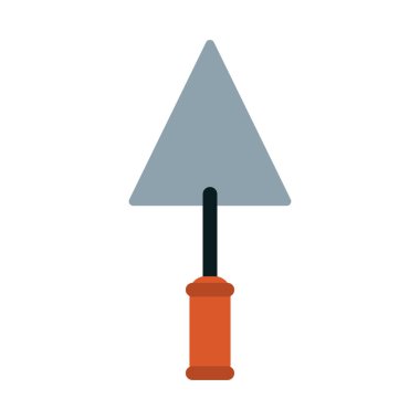 spatula inşaat izole araç vektör çizim grafik tasarım