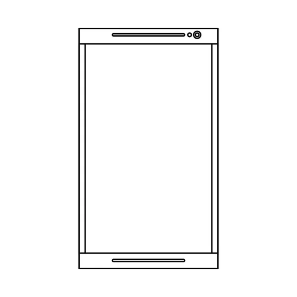 Smartphone Mobil Teknik Isolerade Vektor Illustration Grafisk Design — Stock vektor