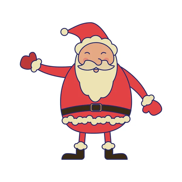 Navidad Santa Claus Dibujos Animados — Vector de stock