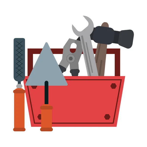 Construction tools and elements — Stock Vector