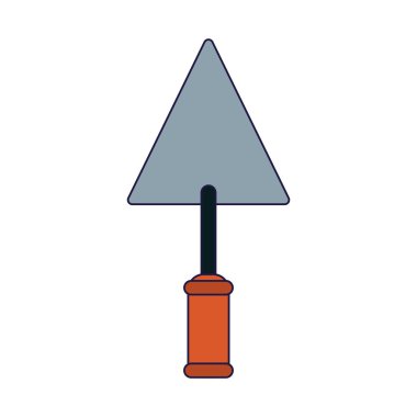 spatula inşaat izole araç vektör çizim grafik tasarım