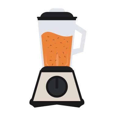 Meyve suyu ve smoothie blender vektör çizim grafik tasarım