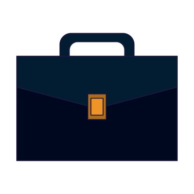İş evrak çantası izole simge vektör çizim grafik tasarım
