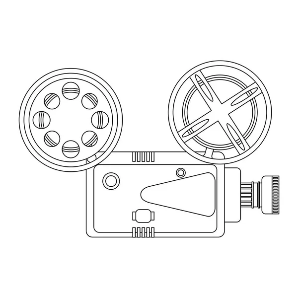 Векторная Иллюстрация Графического Дизайна Киноаппаратуры — стоковый вектор