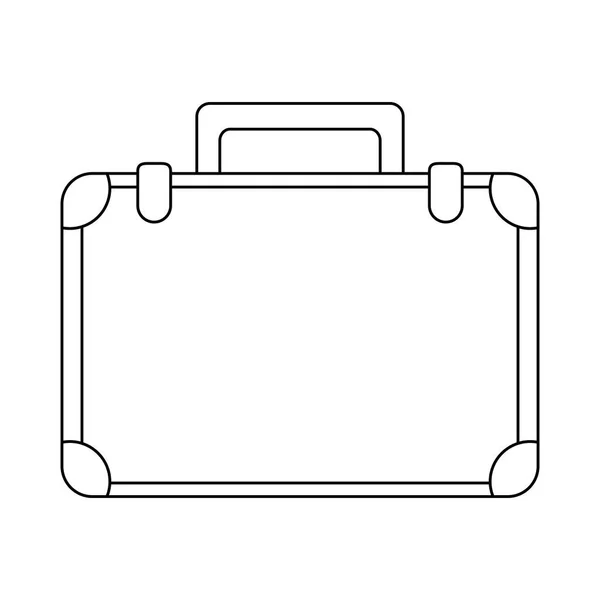 Business Aktentasche Symbol Isoliert Vektor Illustration Grafik Design — Stockvektor