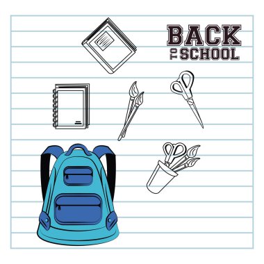 Okul posterine geri dön