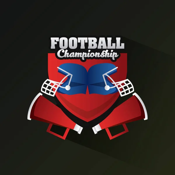 Championnat américain de football — Image vectorielle