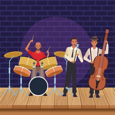 Müzik grubu çizgi film