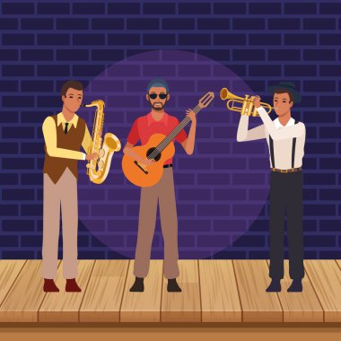 Müzik grubu çizgi film