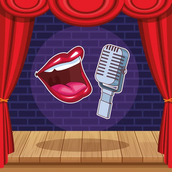 Show y teatro — Vector de stock