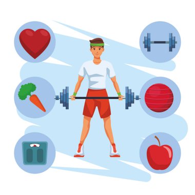 egzersiz yapan erkek uygun