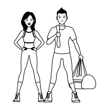 egzersiz yaparak uygun çift