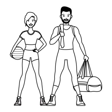 egzersiz yaparak uygun çift