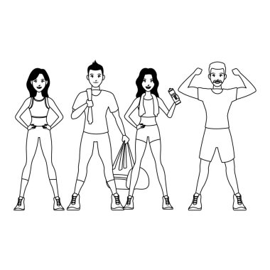 Egzersiz yaparken uygun kişi