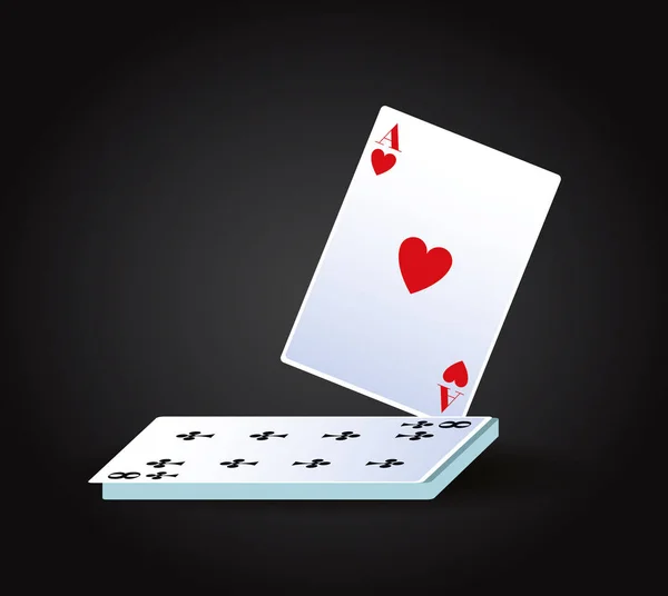ポーカー カード ゲーム — ストックベクタ