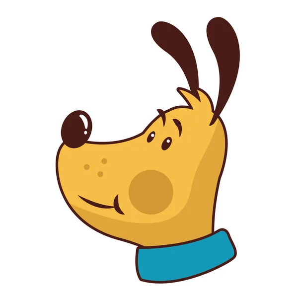 Mignon dessin animé pour chien — Image vectorielle