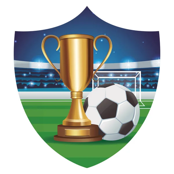 Football Sport Dessin Animé Vectoriel Illustration Graphisme — Image vectorielle