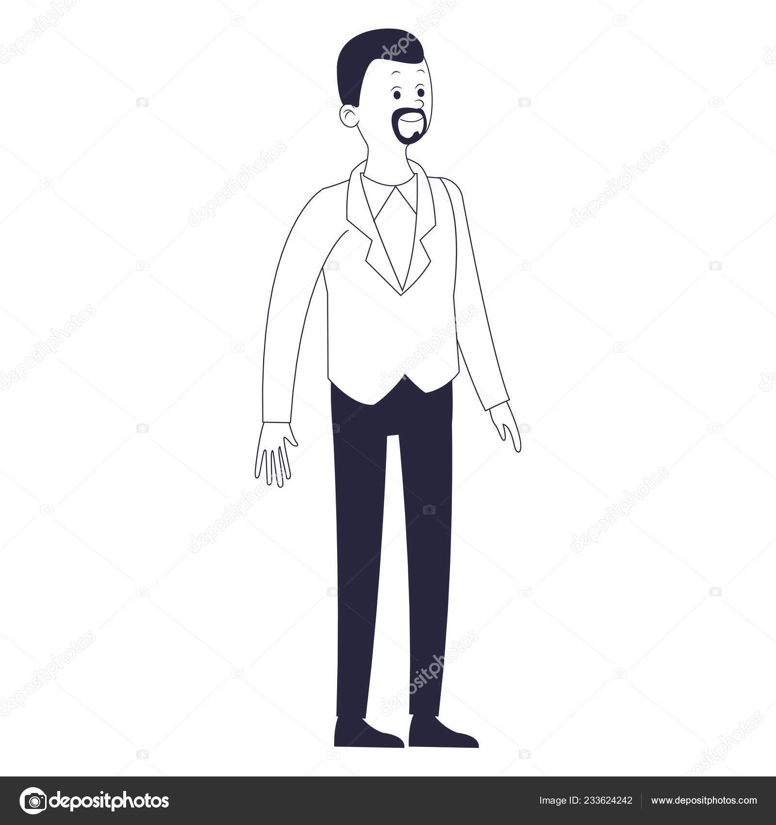 Young man body cartoon Stock Vector Image by ©jemastock #233624242