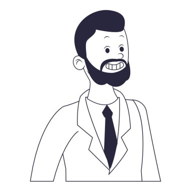 Genç adam çizgi filmi