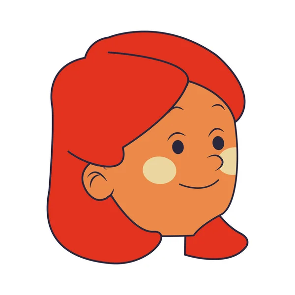 Dibujos animados de mujer joven — Vector de stock