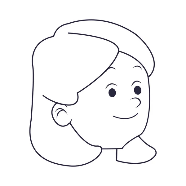 Mladá žena kreslené — Stockový vektor