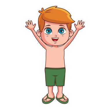 Sevimli çocuk çizgi film